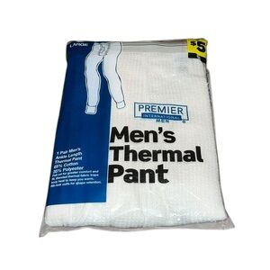 VTG Premier International Men’s Thermal Pants Long Johns Size Large NWT NOS